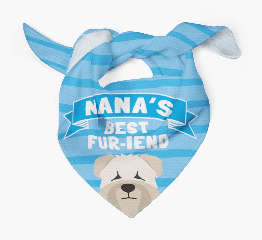 'Nana's Best Fur-iend' - Personalised {breedFullName} Bandana
