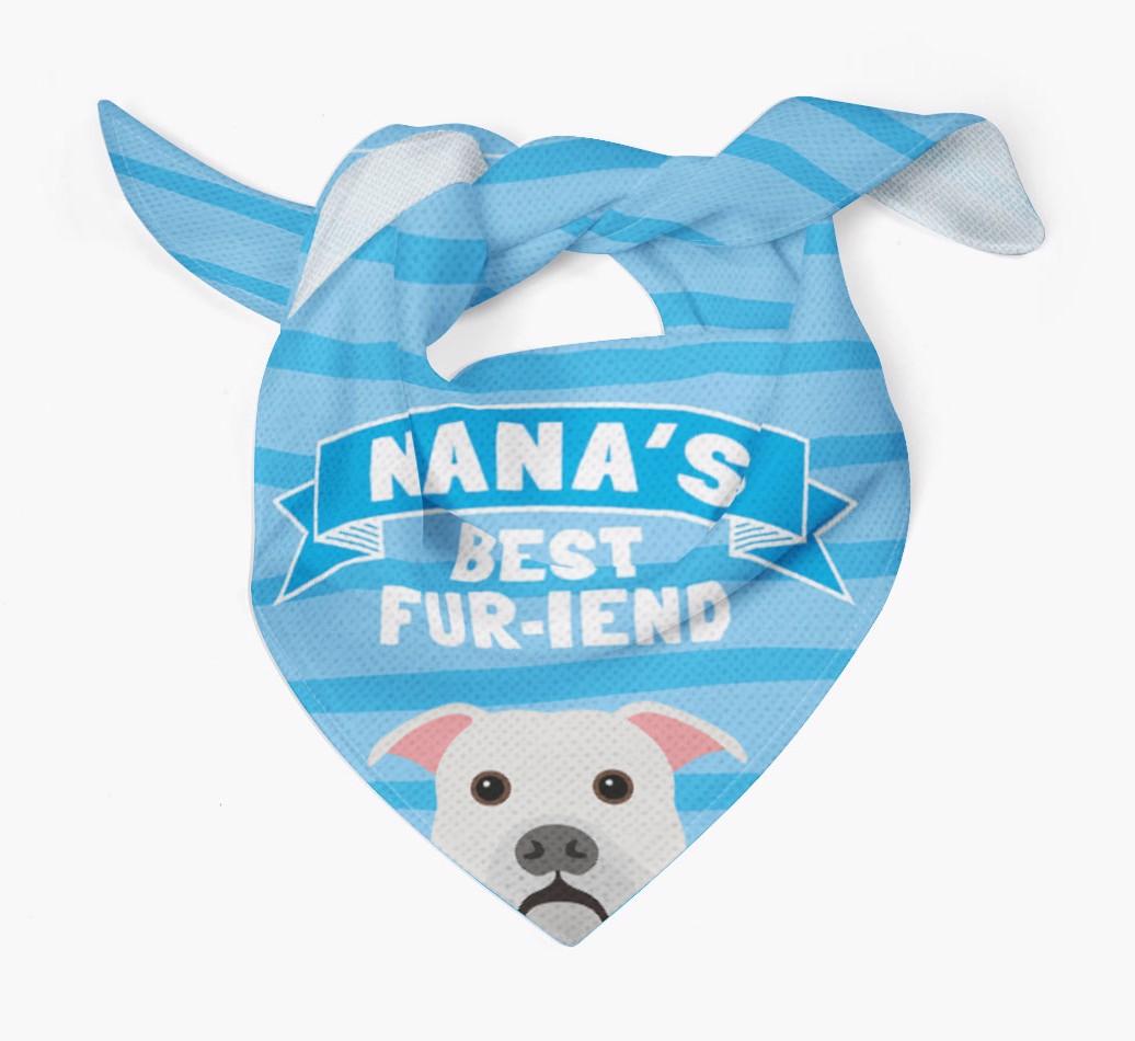 'Nana's Best Fur-iend' - Personalized {breedFullName} Bandana
