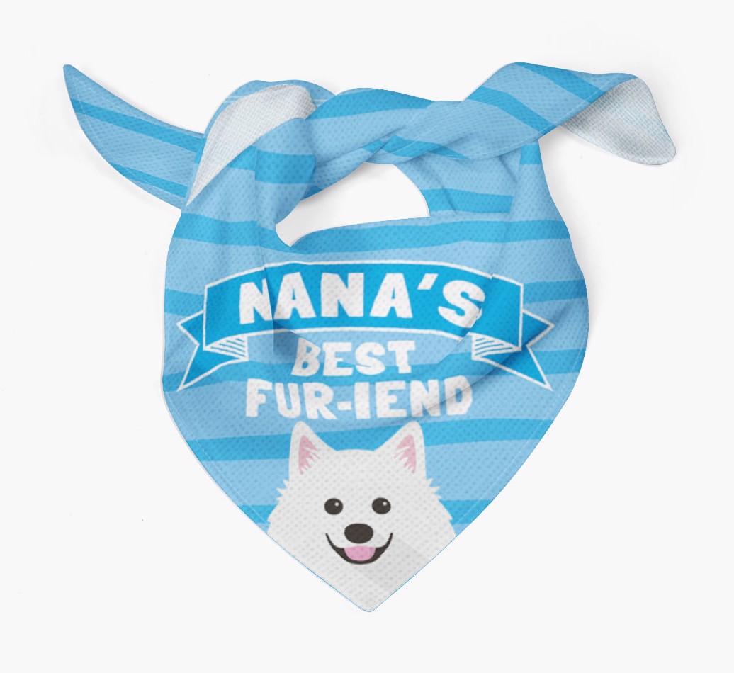 'Nana's Best Fur-iend' - Personalized {breedFullName} Bandana