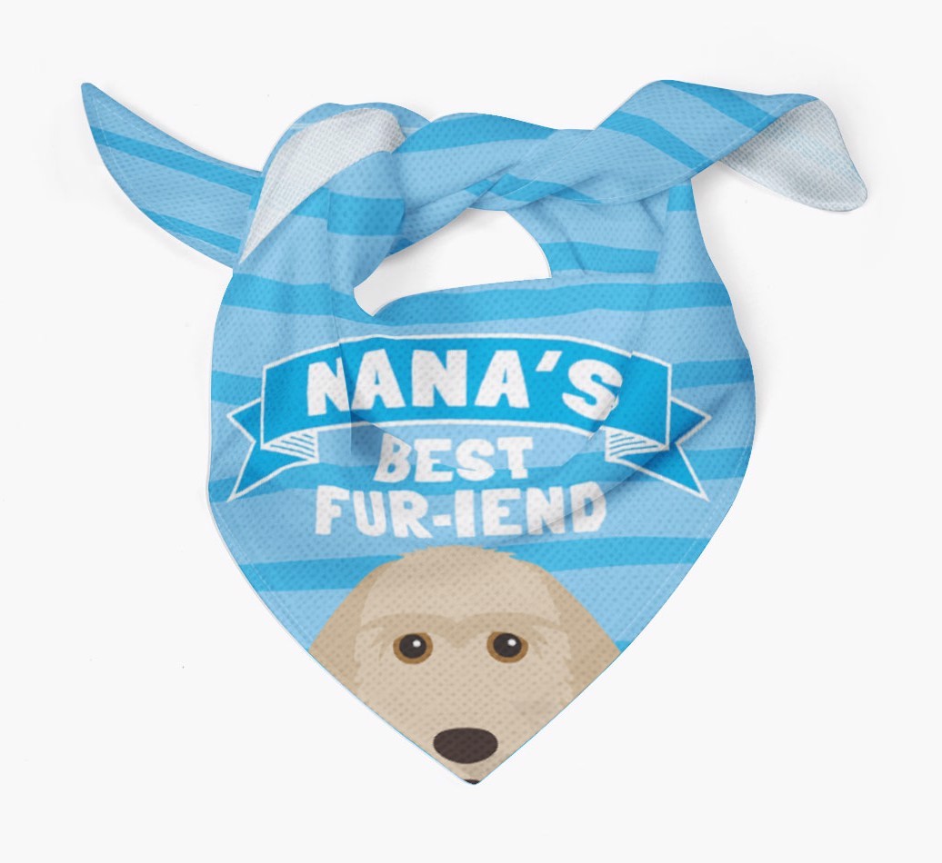 'Nana's Best Fur-iend' - Personalized {breedFullName} Bandana