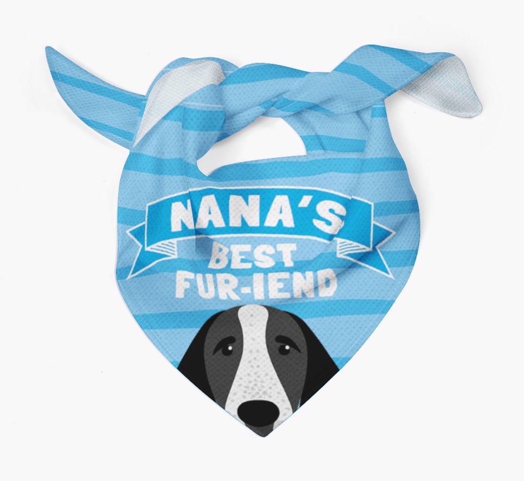 'Nana's Best Fur-iend' - Personalized {breedFullName} Bandana