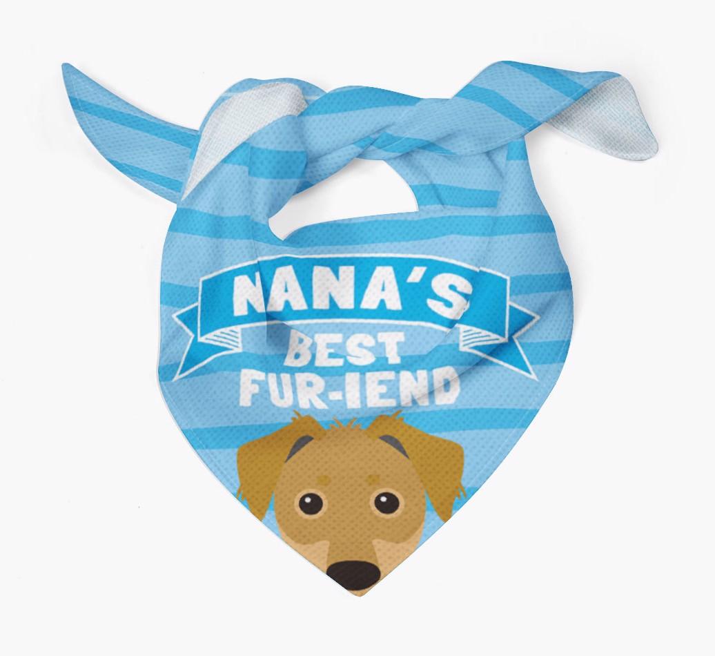 'Nana's Best Fur-iend' - Personalized {breedFullName} Bandana