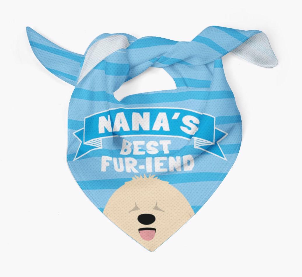 'Nana's Best Fur-iend' - Personalized {breedFullName} Bandana