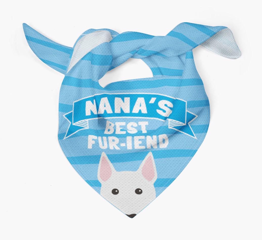 'Nana's Best Fur-iend' - Personalized {breedFullName} Bandana