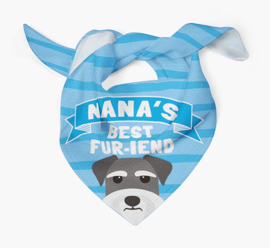 'Nana's Best Fur-iend' - Personalized {breedFullName} Bandana