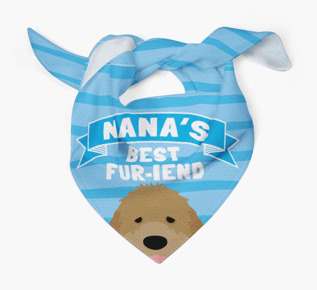 'Nana's Best Fur-iend' - Personalized {breedFullName} Bandana