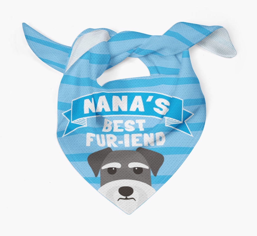 'Nana's Best Fur-iend' - Personalized {breedFullName} Bandana