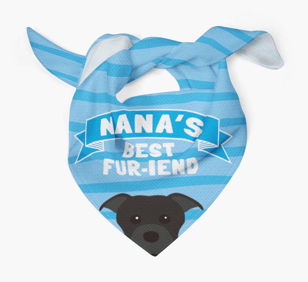 'Nana's Best Fur-iend' - Personalized {breedFullName} Bandana