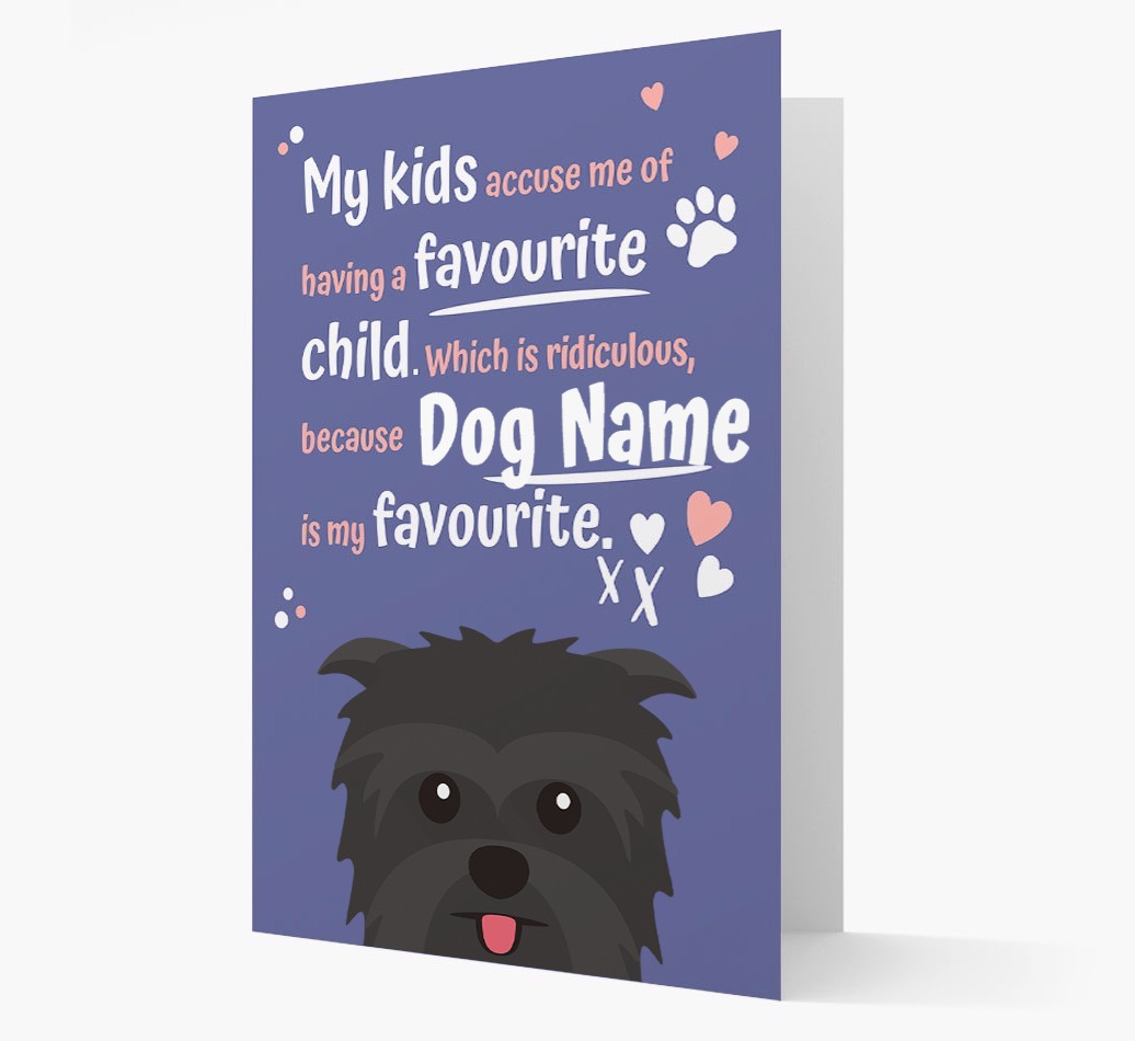 'Favourite Child' - Personalised {breedFullName} Card