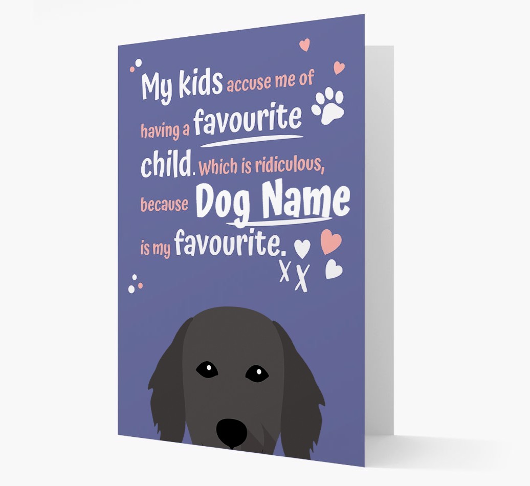 'Favourite Child' - Personalised {breedFullName} Card
