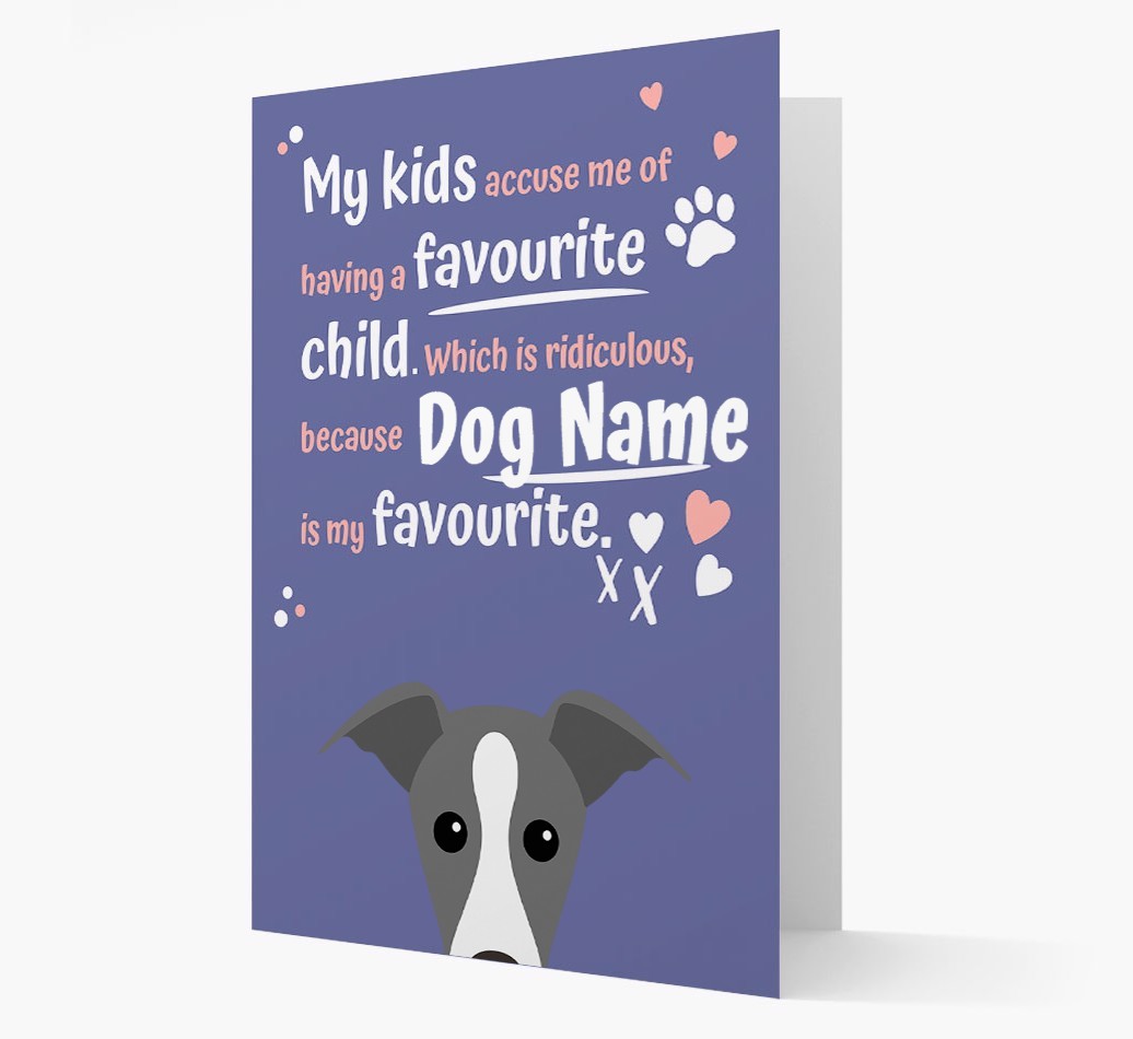 'Favourite Child' - Personalised {breedFullName} Card