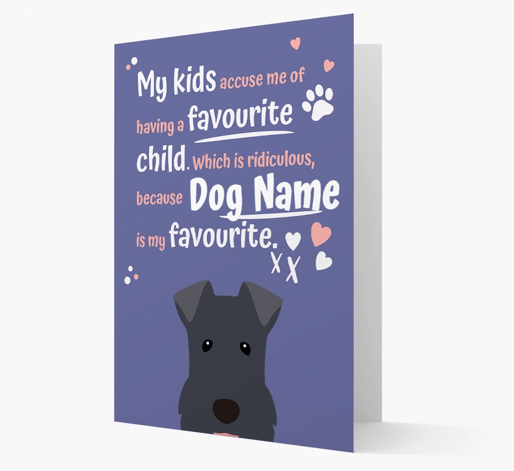 'Favourite Child' - Personalised {breedFullName} Card