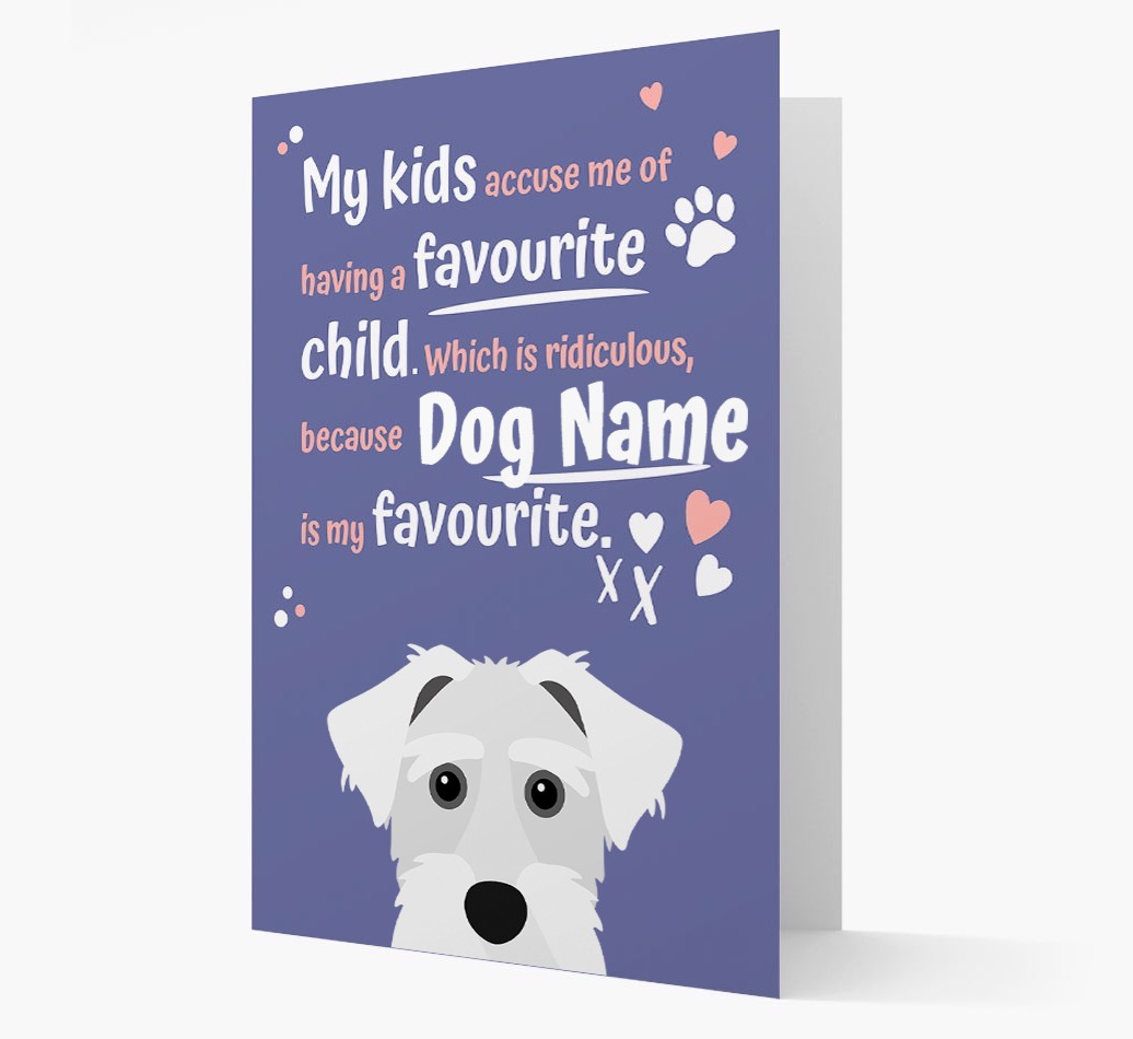 'Favourite Child' - Personalised {breedFullName} Card