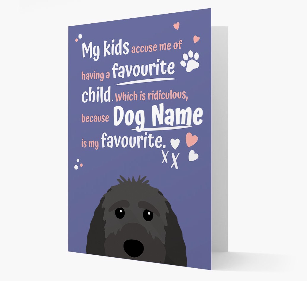 'Favourite Child' - Personalised {breedFullName} Card