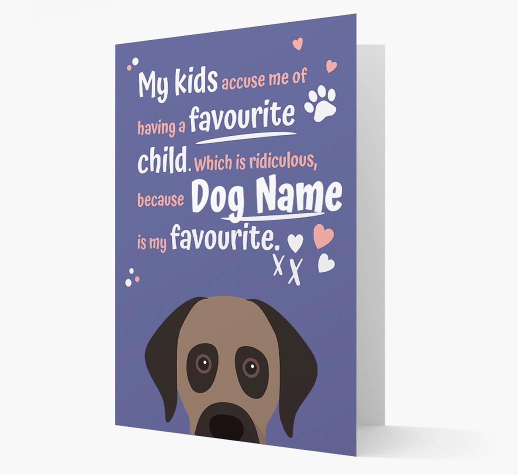 'Favorite Child' - Personalized {breedFullName} Card
