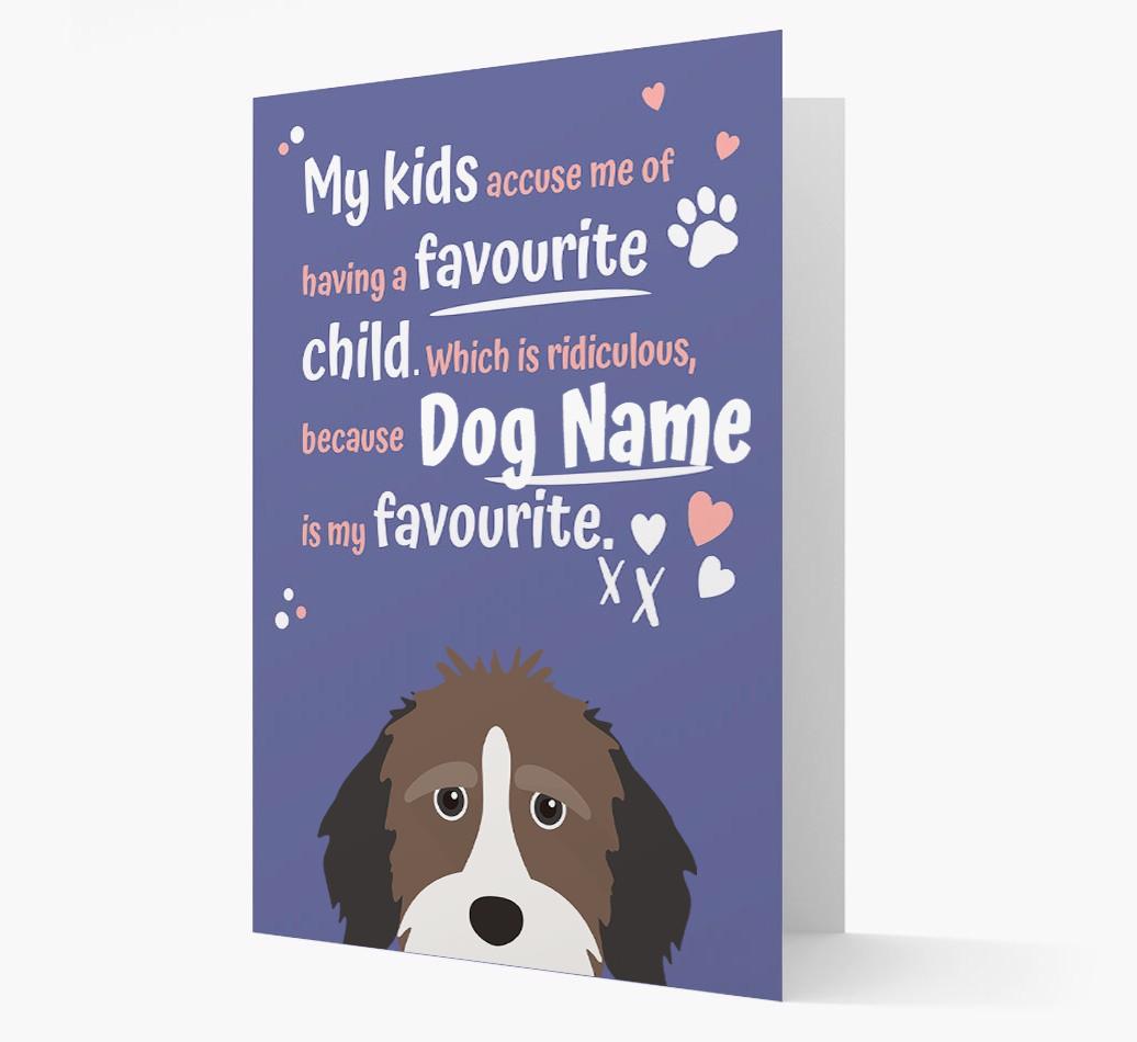 'Favorite Child' - Personalized {breedFullName} Card
