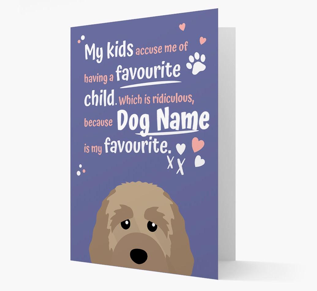 'Favorite Child' - Personalized {breedFullName} Card