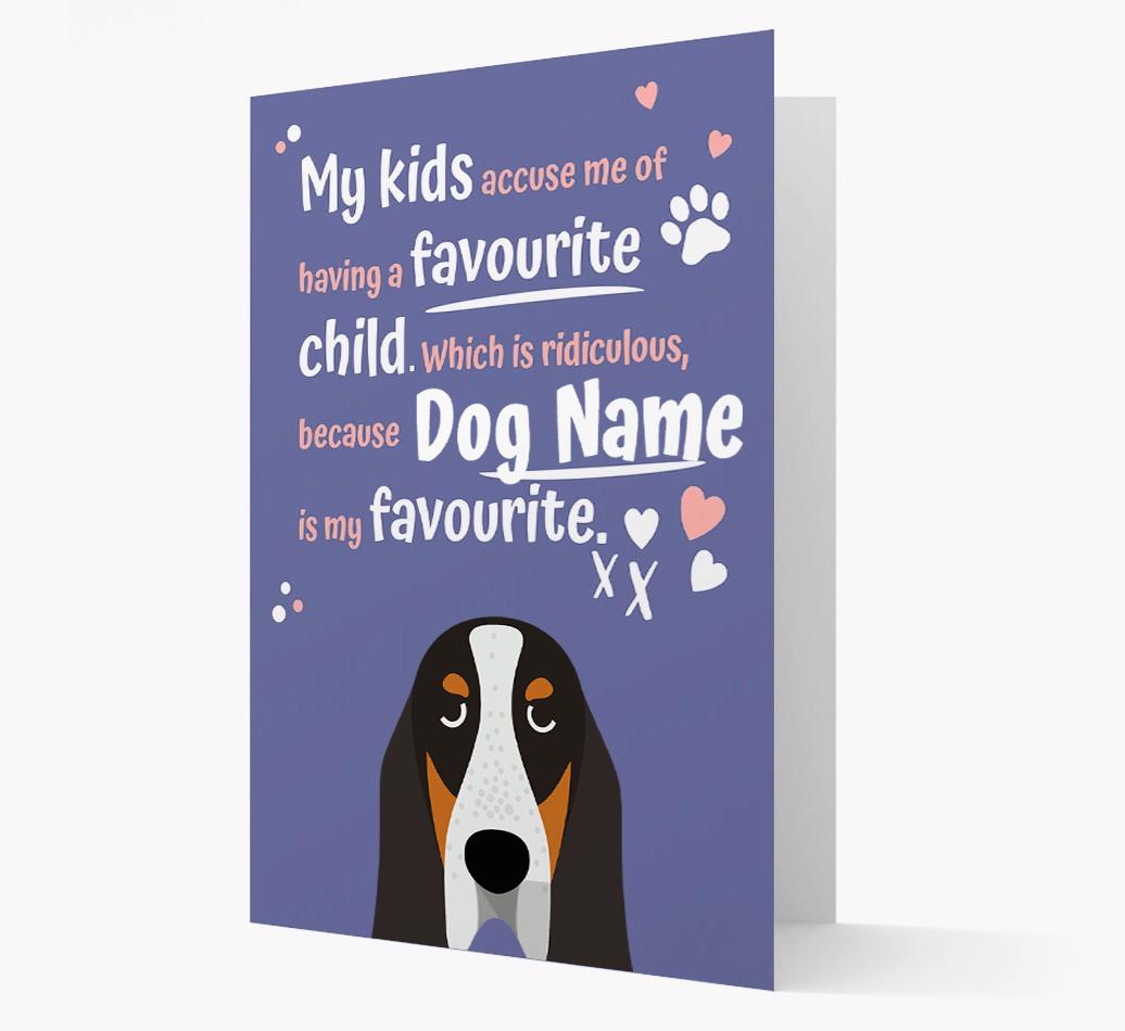 'Favorite Child' - Personalized {breedFullName} Card