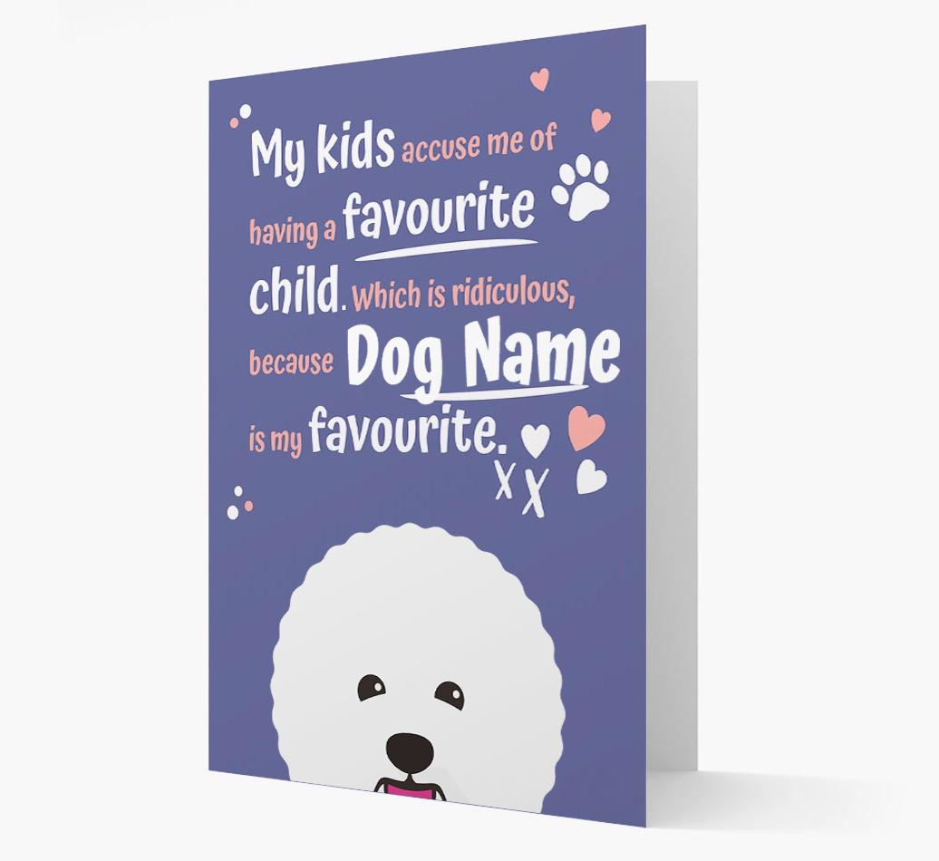 'Favorite Child' - Personalized {breedFullName} Card