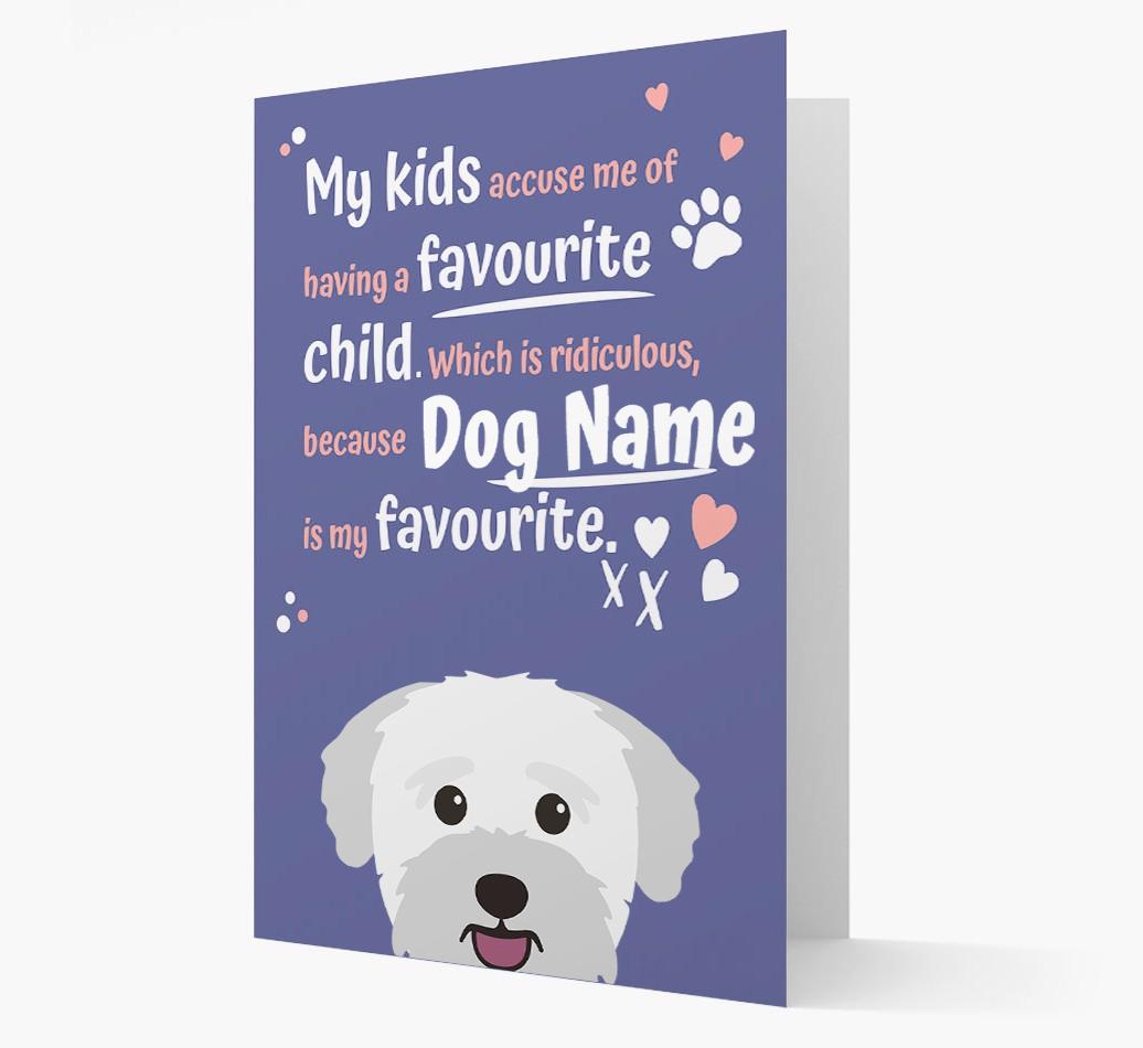 'Favorite Child' - Personalized {breedFullName} Card