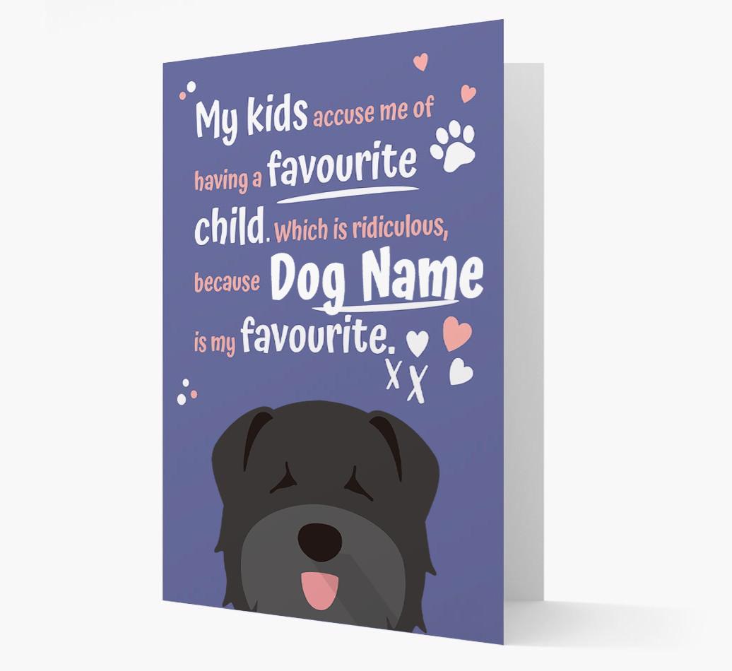 'Favorite Child' - Personalized {breedFullName} Card