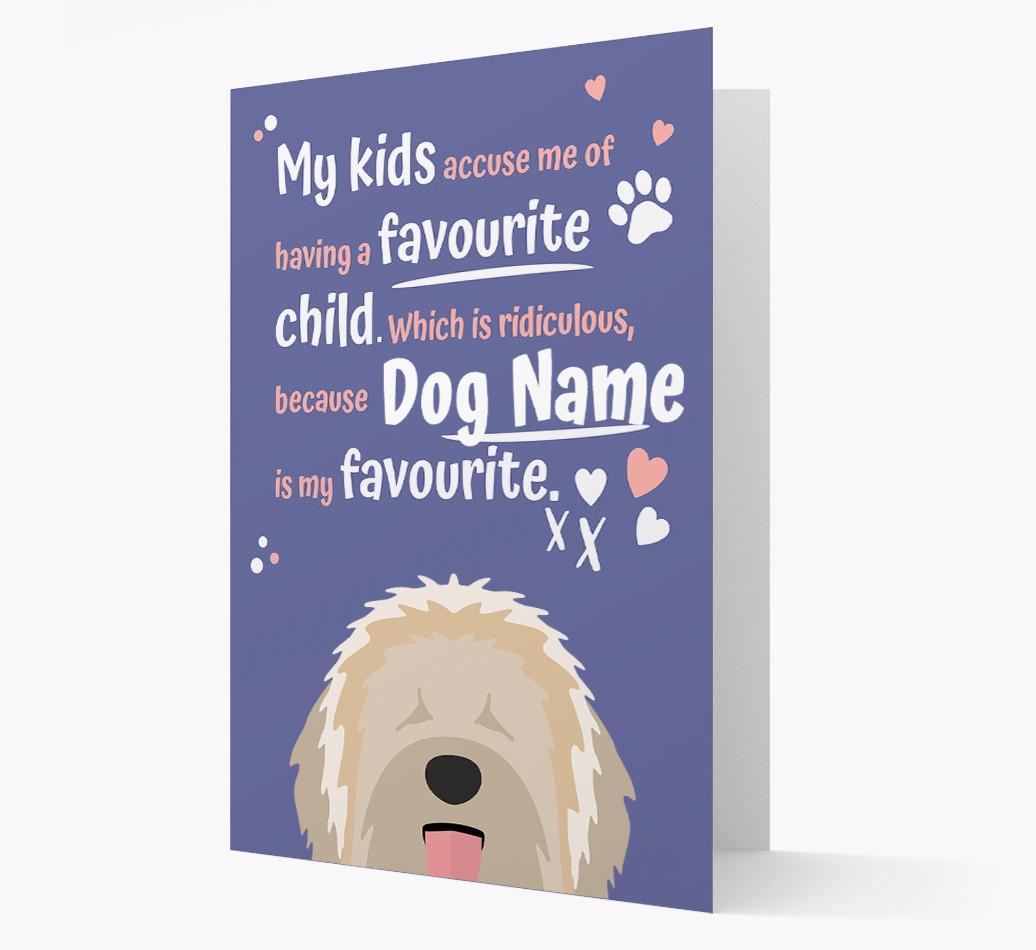 'Favorite Child' - Personalized {breedFullName} Card