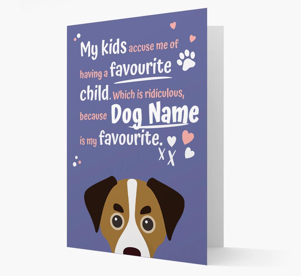 'Favorite Child' - Personalized {breedFullName} Card
