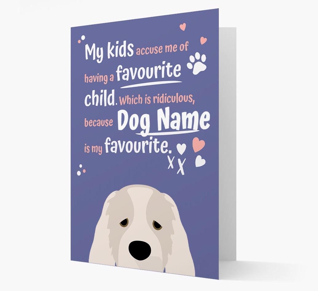 'Favorite Child' - Personalized {breedFullName} Card