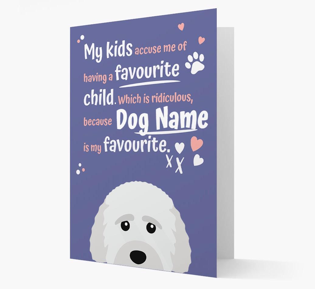 'Favorite Child' - Personalized {breedFullName} Card