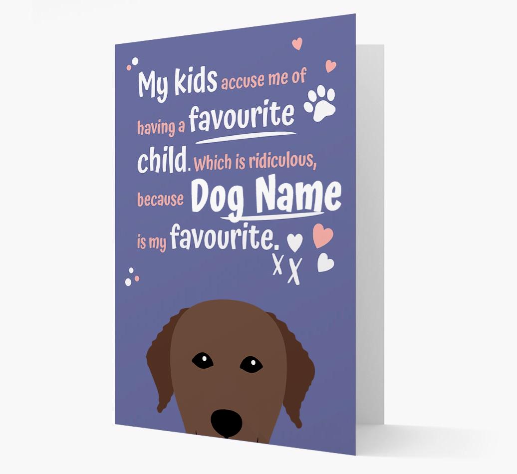 'Favorite Child' - Personalized {breedFullName} Card