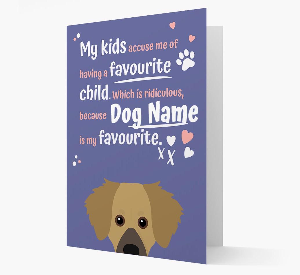 'Favorite Child' - Personalized {breedFullName} Card