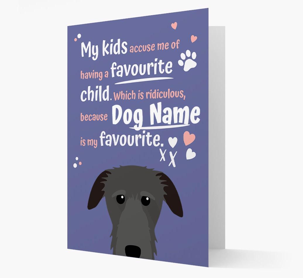 'Favorite Child' - Personalized {breedFullName} Card