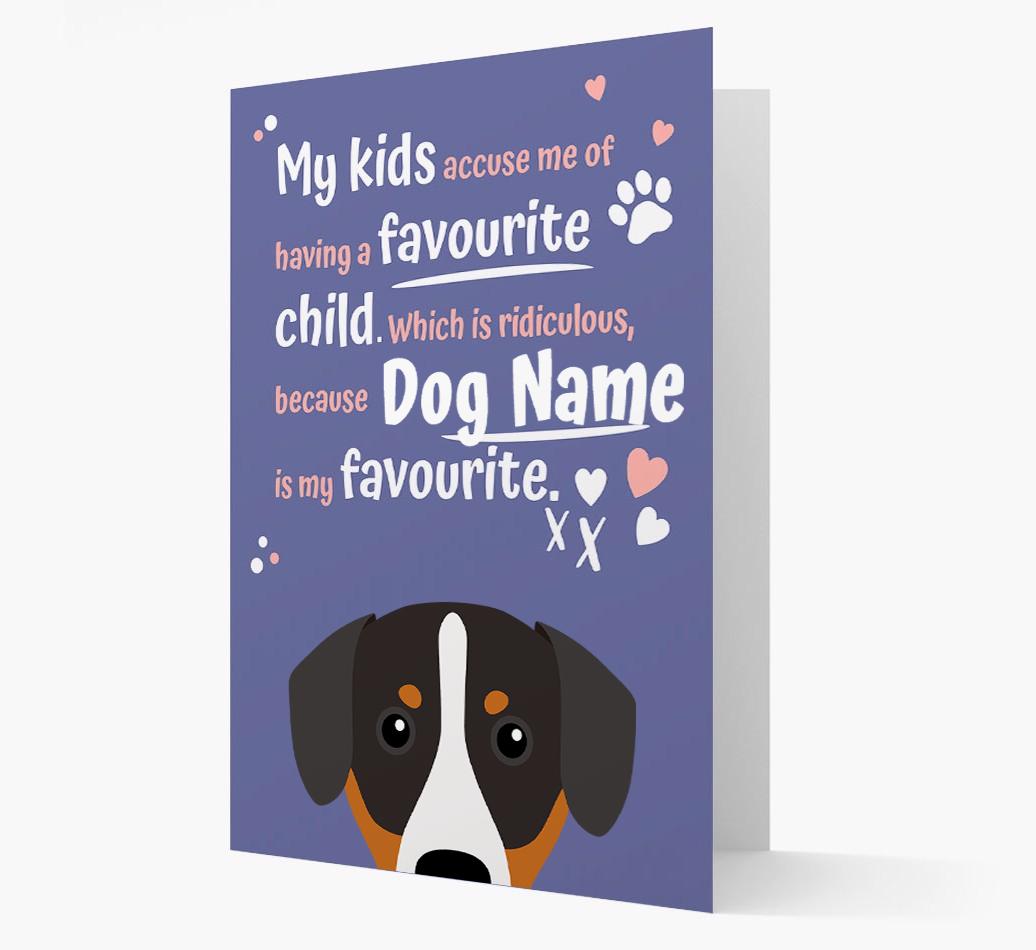 'Favorite Child' - Personalized {breedFullName} Card