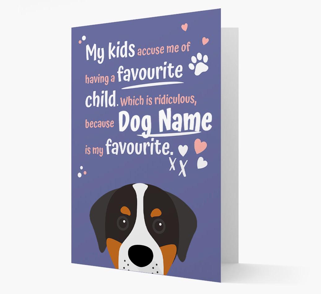 'Favorite Child' - Personalized {breedFullName} Card