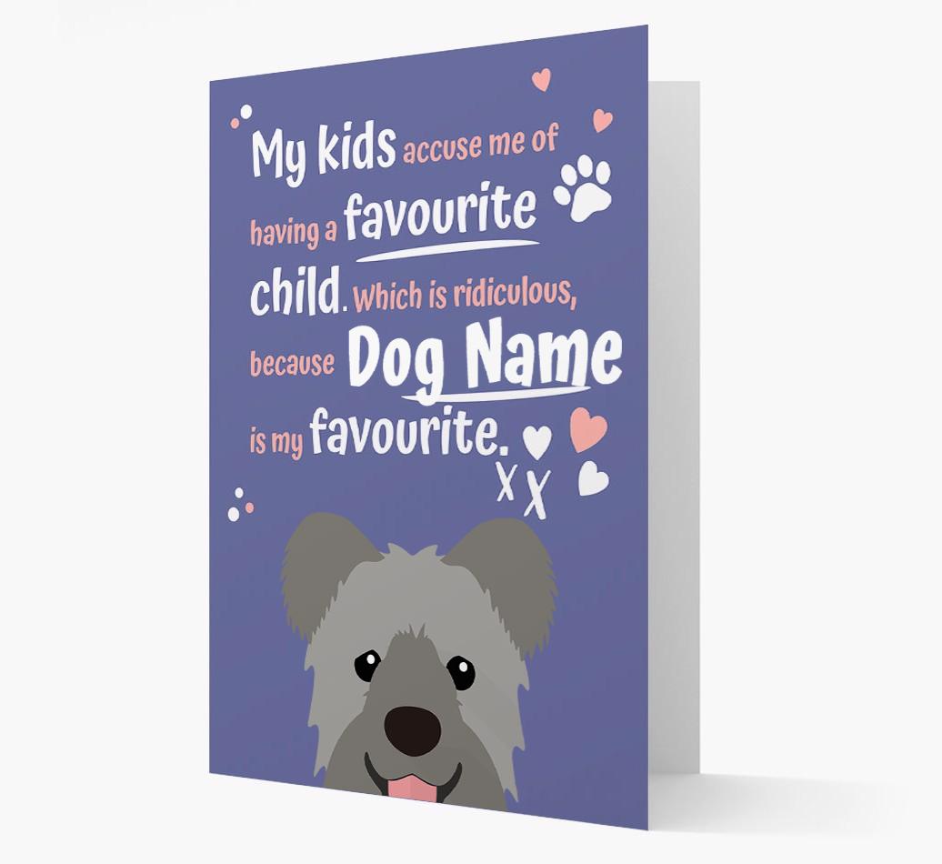 'Favorite Child' - Personalized {breedFullName} Card