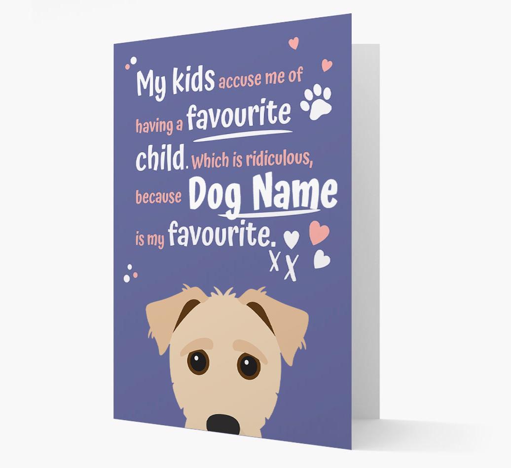 'Favorite Child' - Personalized {breedFullName} Card