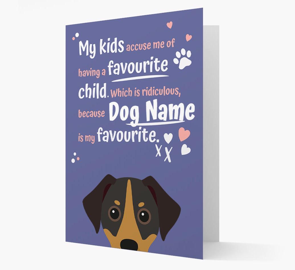 'Favorite Child' - Personalized {breedFullName} Card