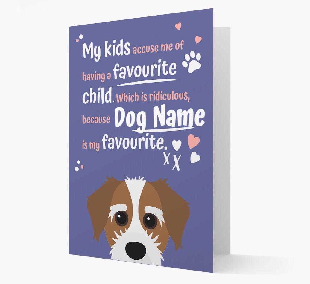 'Favorite Child' - Personalized {breedFullName} Card