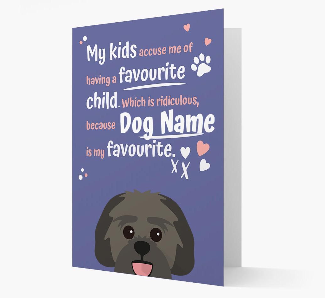 'Favorite Child' - Personalized {breedFullName} Card