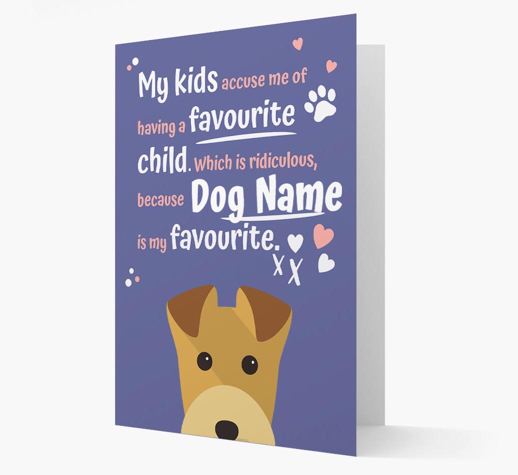 'Favorite Child' - Personalized {breedFullName} Card