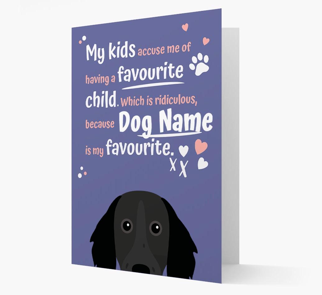 'Favorite Child' - Personalized {breedFullName} Card
