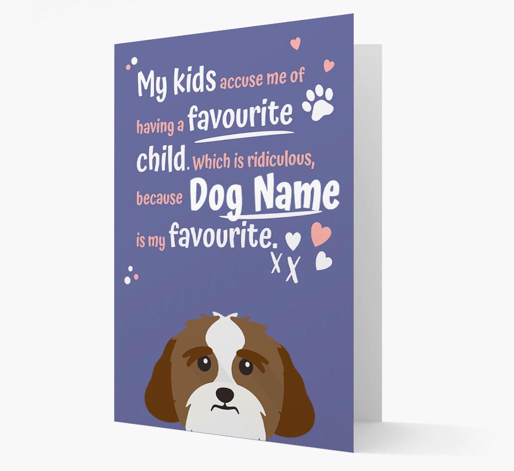 'Favorite Child' - Personalized {breedFullName} Card