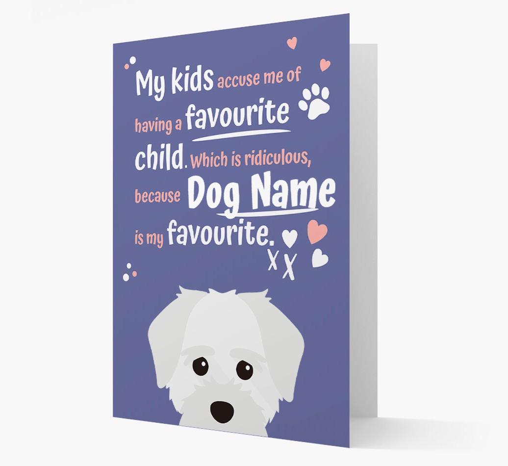 'Favorite Child' - Personalized {breedFullName} Card