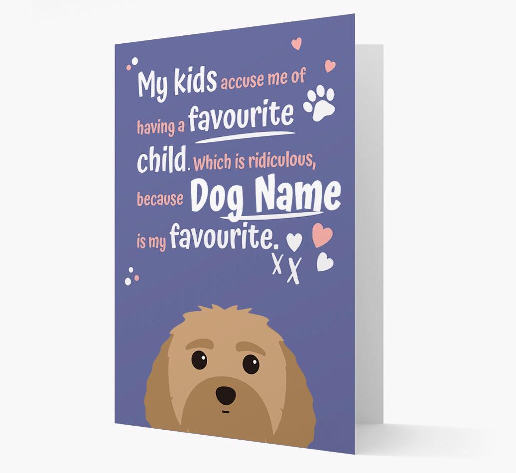 'Favorite Child' - Personalized {breedFullName} Card