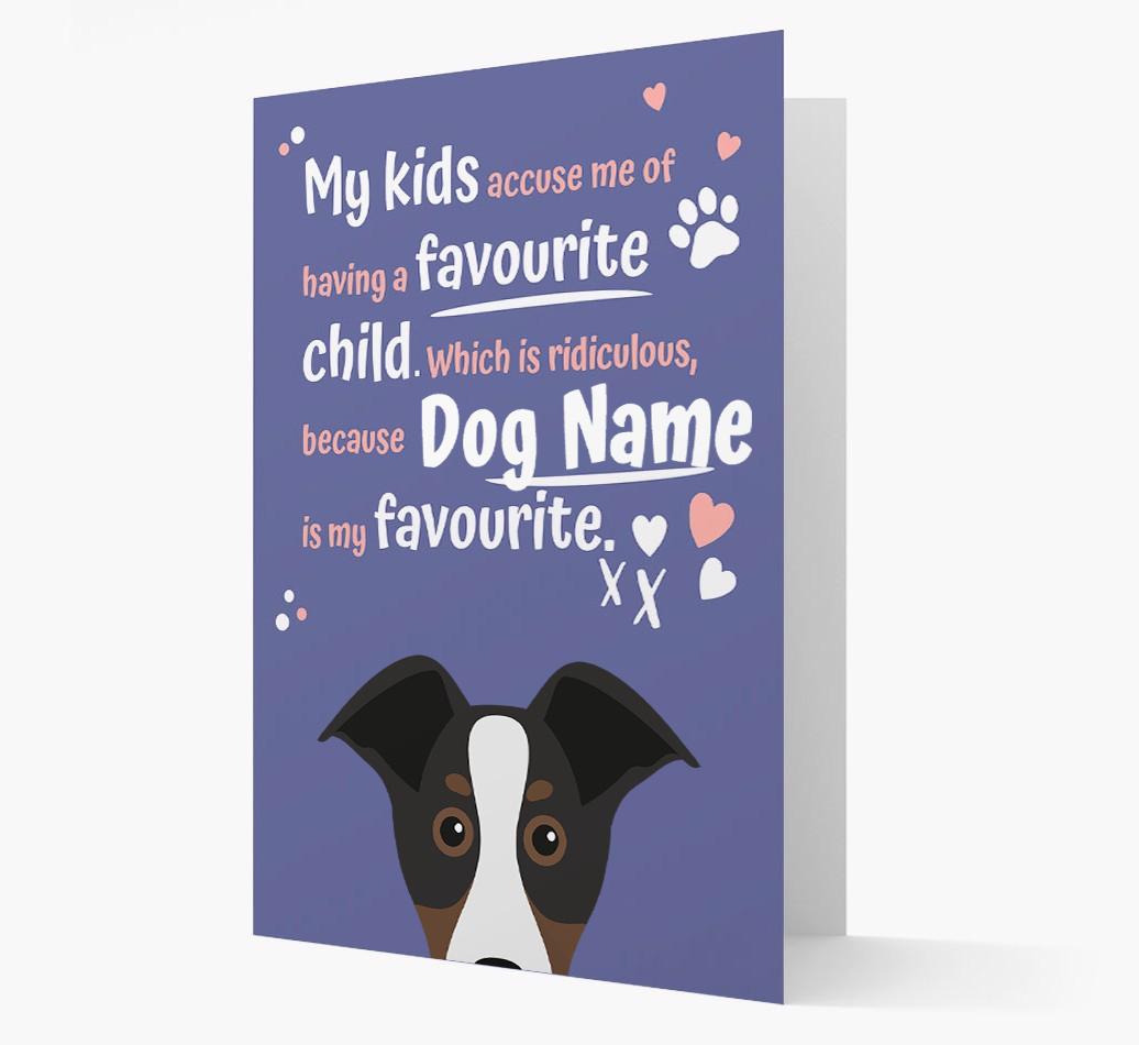 'Favorite Child' - Personalized {breedFullName} Card
