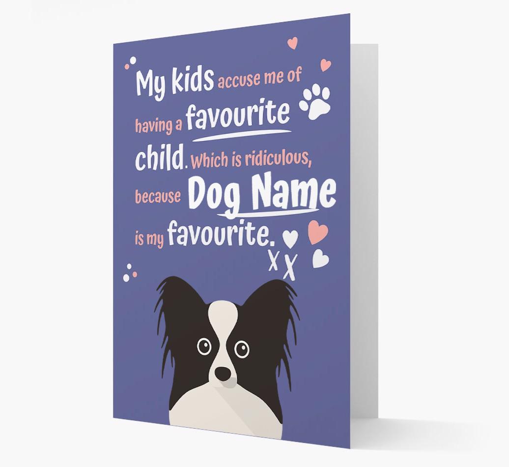 'Favorite Child' - Personalized {breedFullName} Card