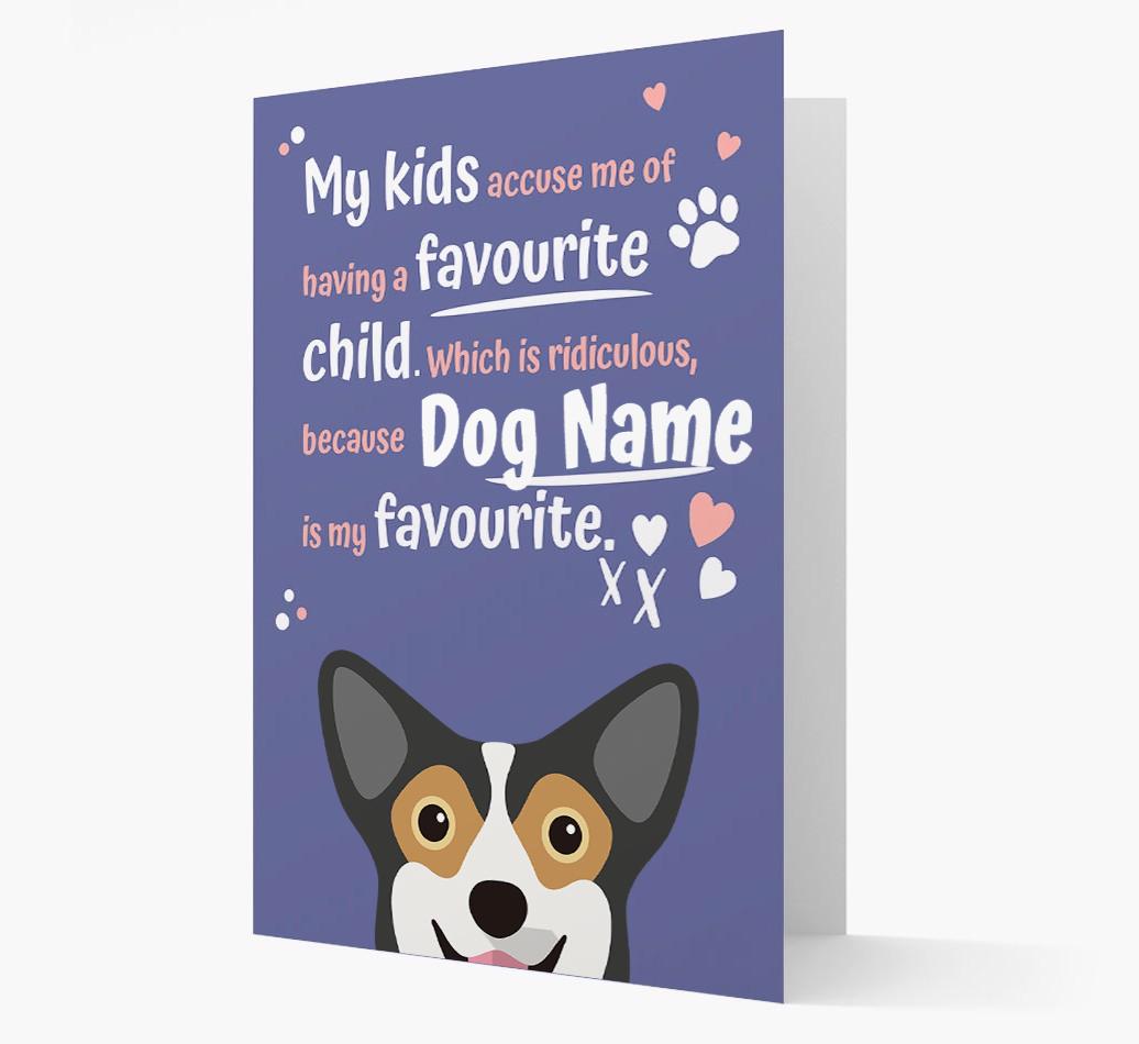 'Favorite Child' - Personalized {breedFullName} Card