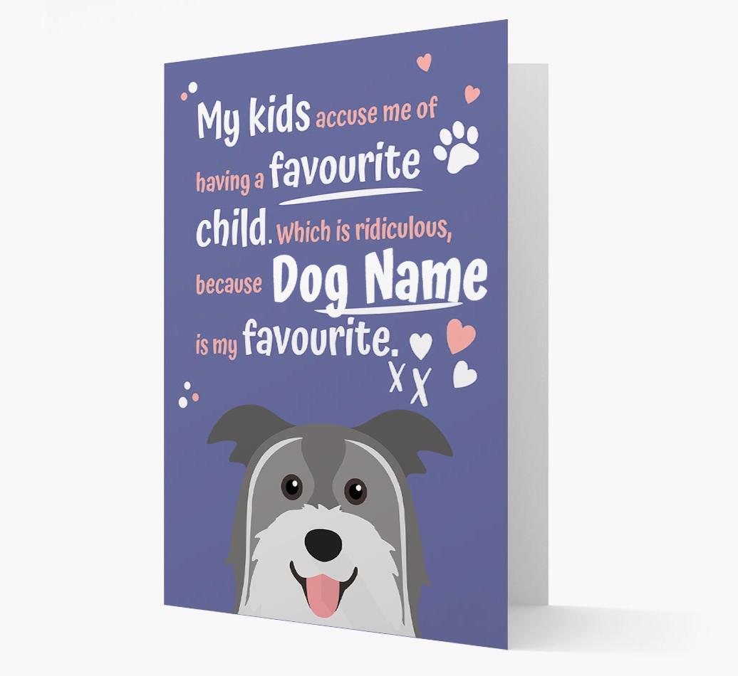 'Favorite Child' - Personalized {breedFullName} Card