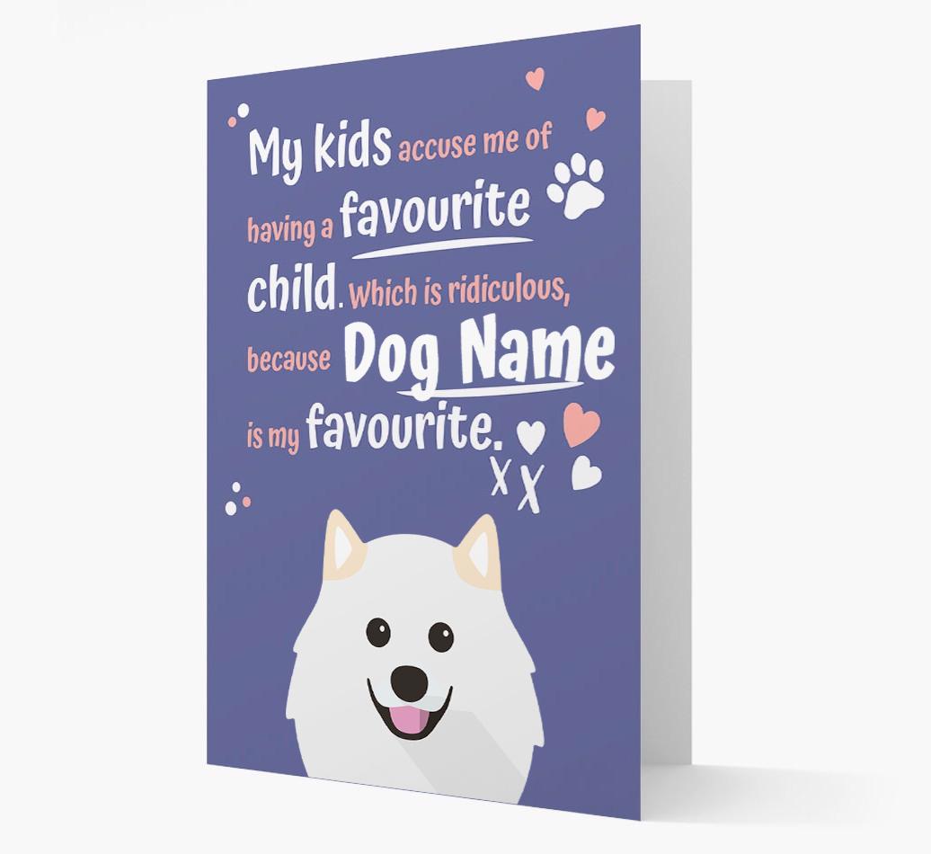 'Favorite Child' - Personalized {breedFullName} Card