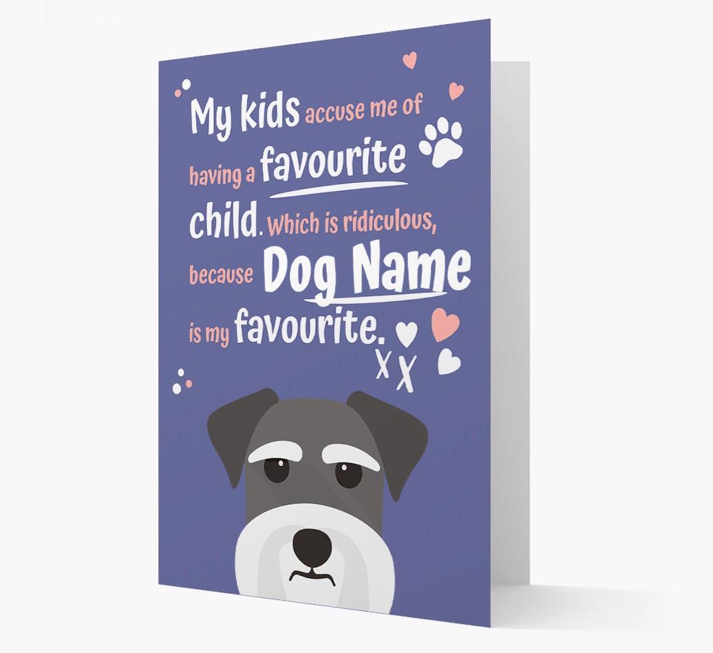 'Favorite Child' - Personalized {breedFullName} Card